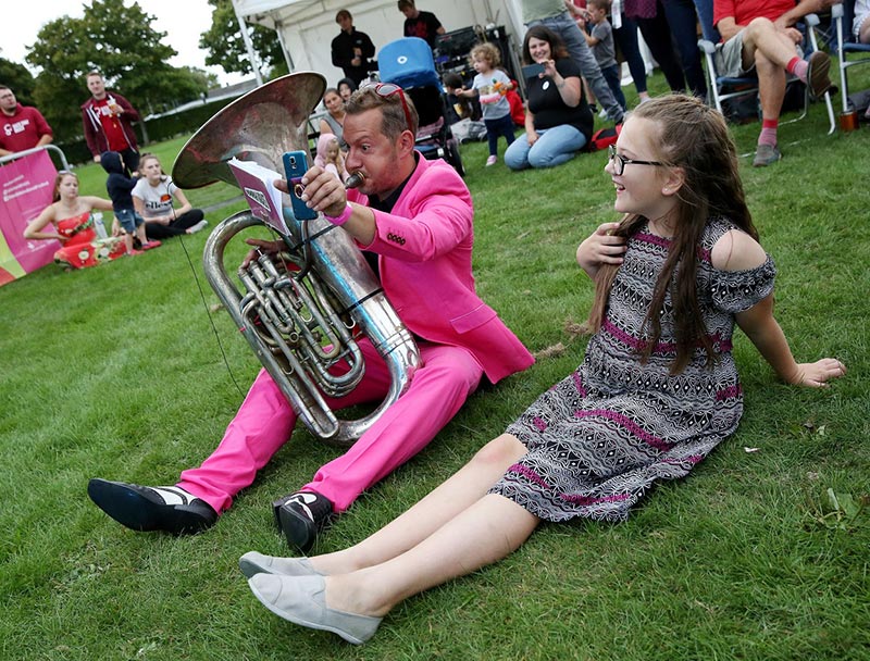 Oompah Brass are the UK’s original rock and roll oompah band and are one of the many street bands performing at this year’s festival.
